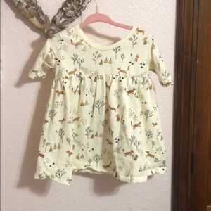 Rylee and Cru 6-12 month fox dress